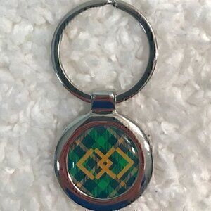 Lucy Lu "Tartan" Key Ring